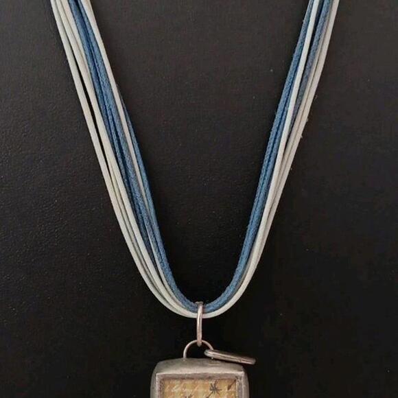 JEWEL KADE Reversable "Make a Wish For You" On Pendant,925, Italy Marked Tag - Picture 4 of 9